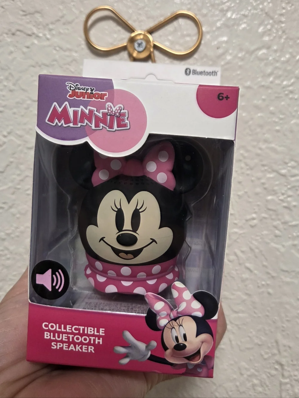 Disney Minnie Mouse Pink Collectible Bluetooth Speaker